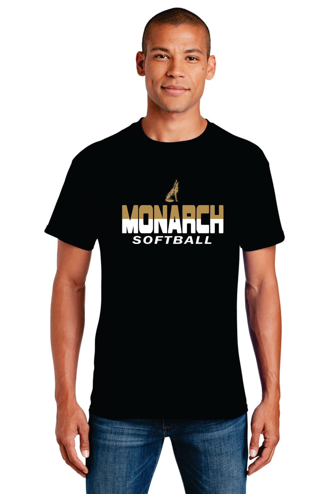 Monarch Softball Fanwear Wolf Logo Short Sleeves and Tanks