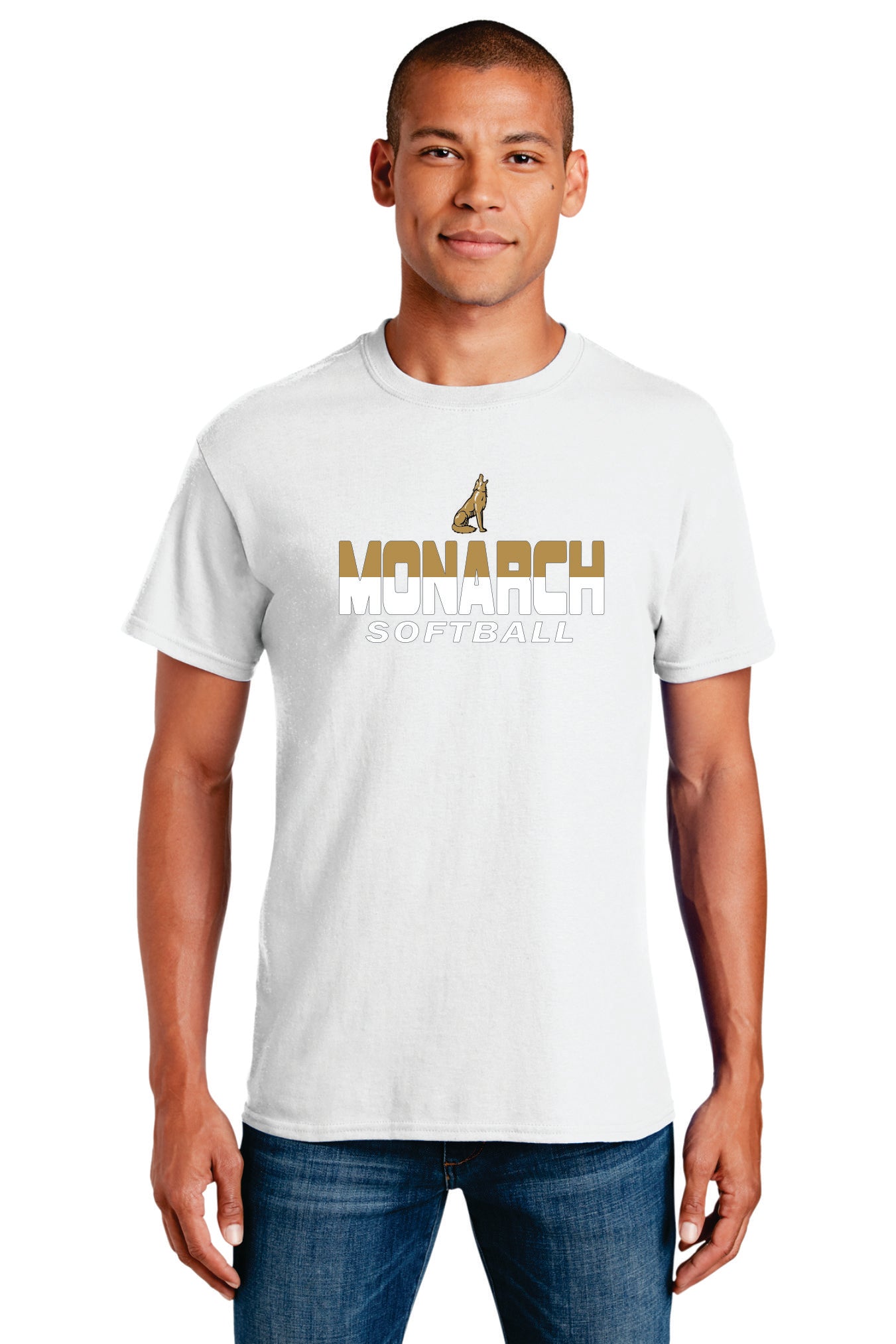 Monarch Softball Fanwear Wolf Logo Short Sleeves and Tanks