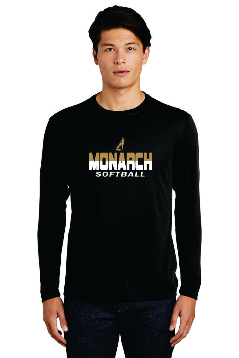 Monarch Softball Fanwear Wolf Logo Long Sleeves and Sweatshirts