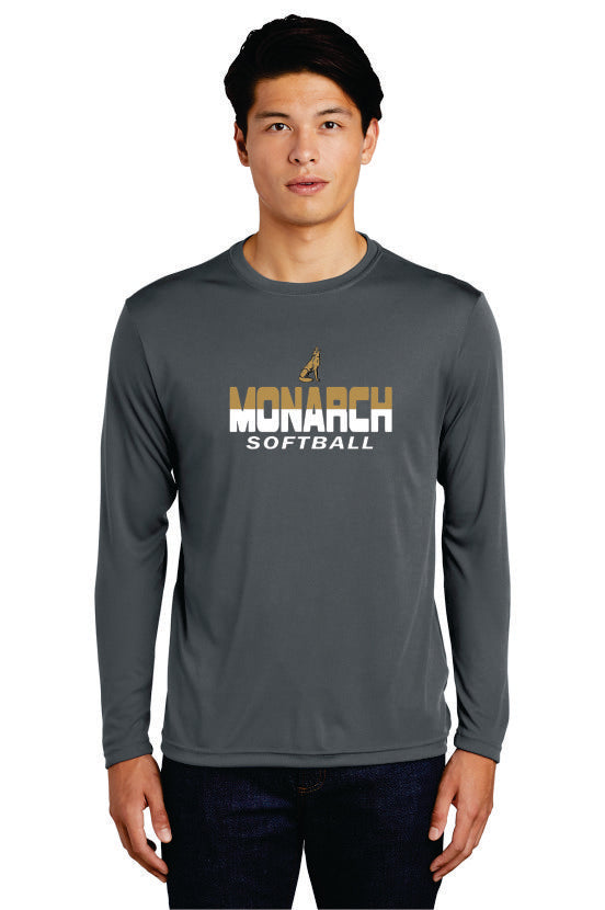Monarch Softball Fanwear Wolf Logo Long Sleeves and Sweatshirts