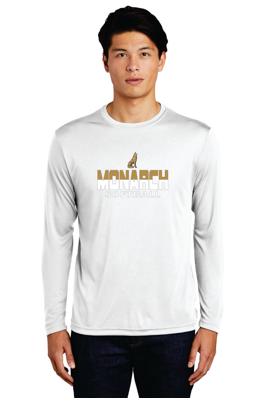 Monarch Softball Fanwear Wolf Logo Long Sleeves and Sweatshirts