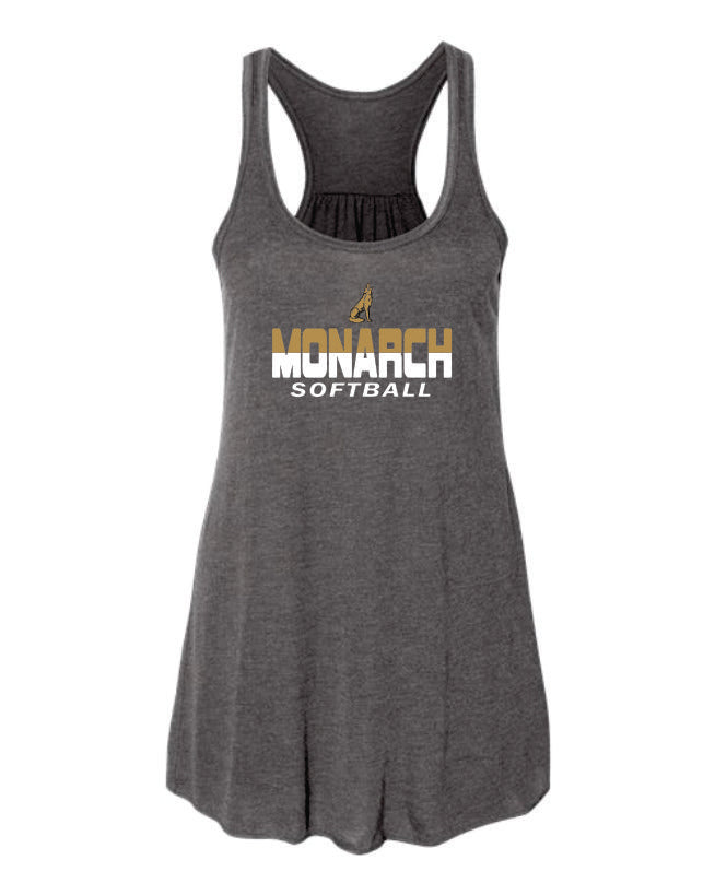 Monarch Softball Fanwear Wolf Logo Short Sleeves and Tanks