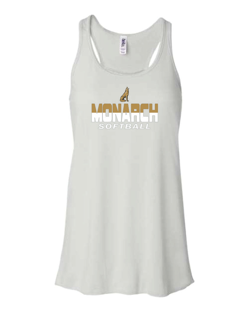 Monarch Softball Fanwear Wolf Logo Short Sleeves and Tanks