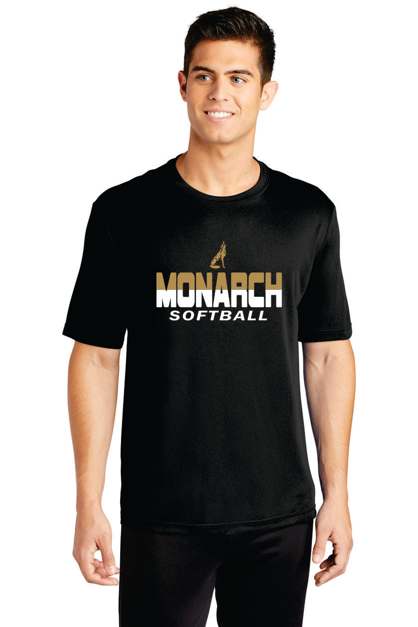 Monarch Softball Fanwear Wolf Logo Short Sleeves and Tanks