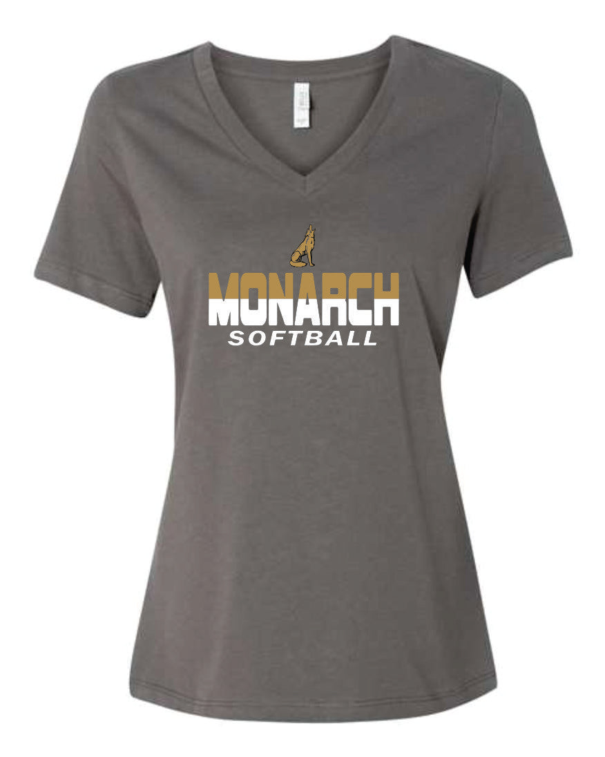 Monarch Softball Fanwear Wolf Logo Short Sleeves and Tanks
