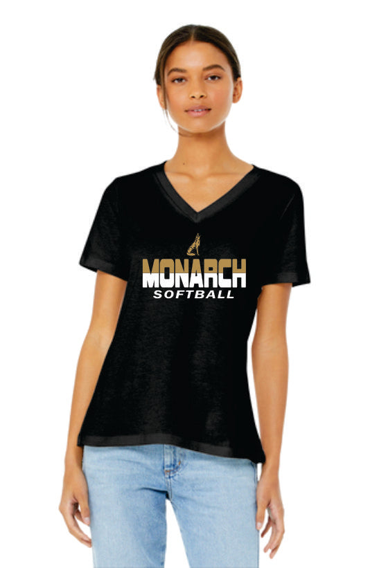 Monarch Softball Fanwear Wolf Logo Short Sleeves and Tanks