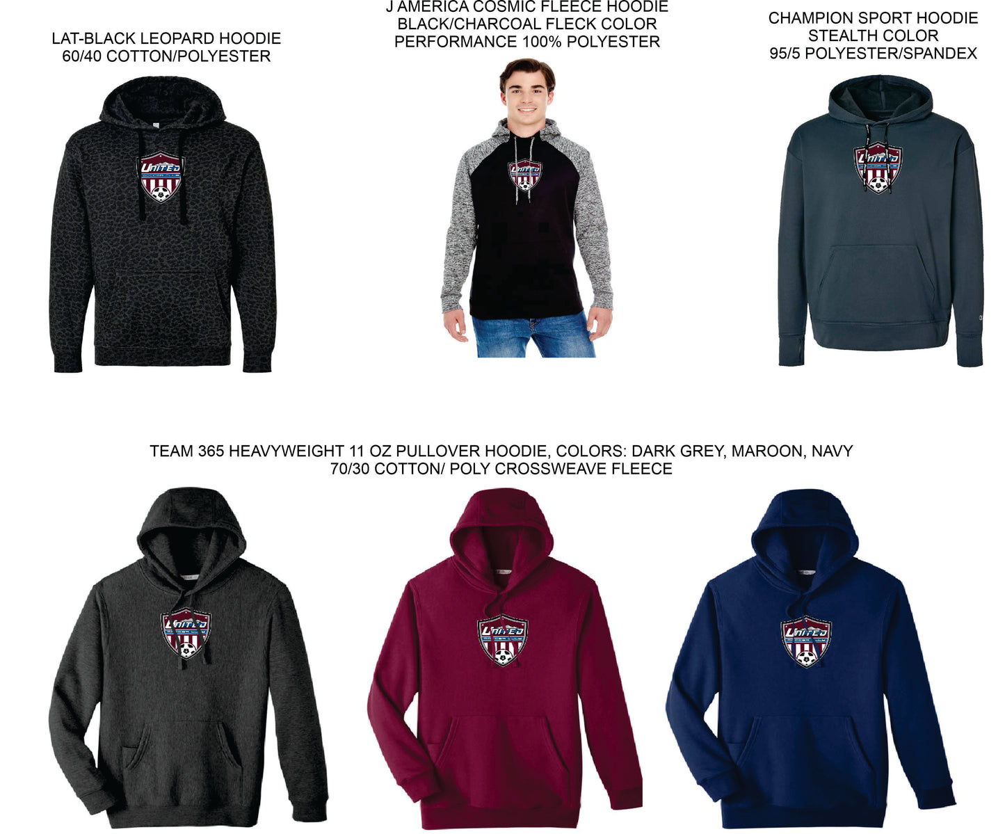 United Soccer Club Specialty Pullover Hoodies