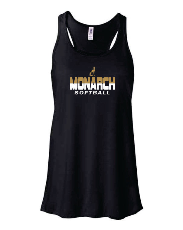 Monarch Softball Fanwear Wolf Logo Short Sleeves and Tanks
