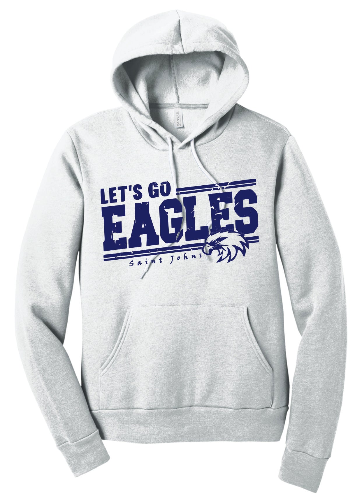 SJE ADULT Let's Go Eagles Logo Apparel