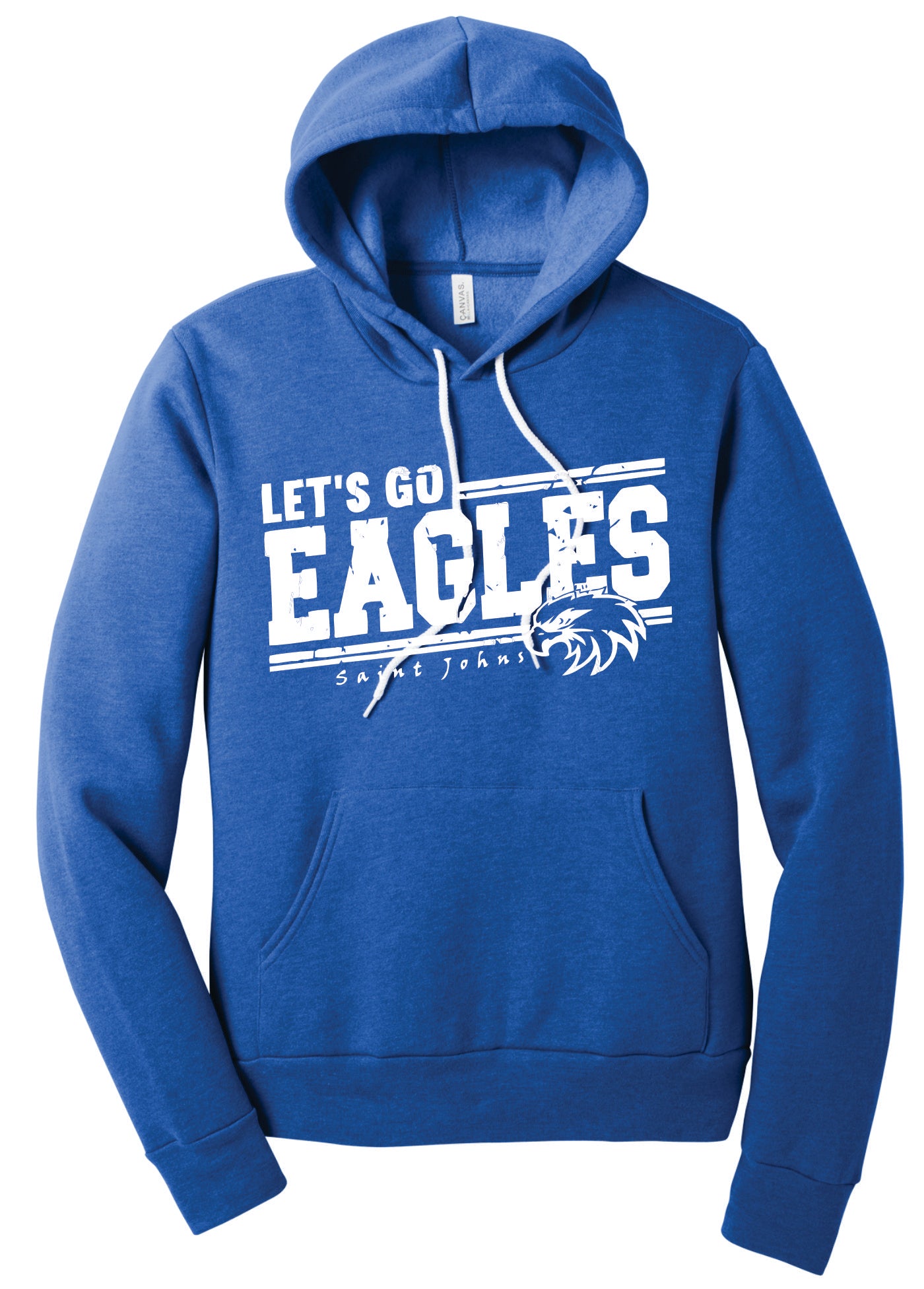 SJE ADULT Let's Go Eagles Logo Apparel