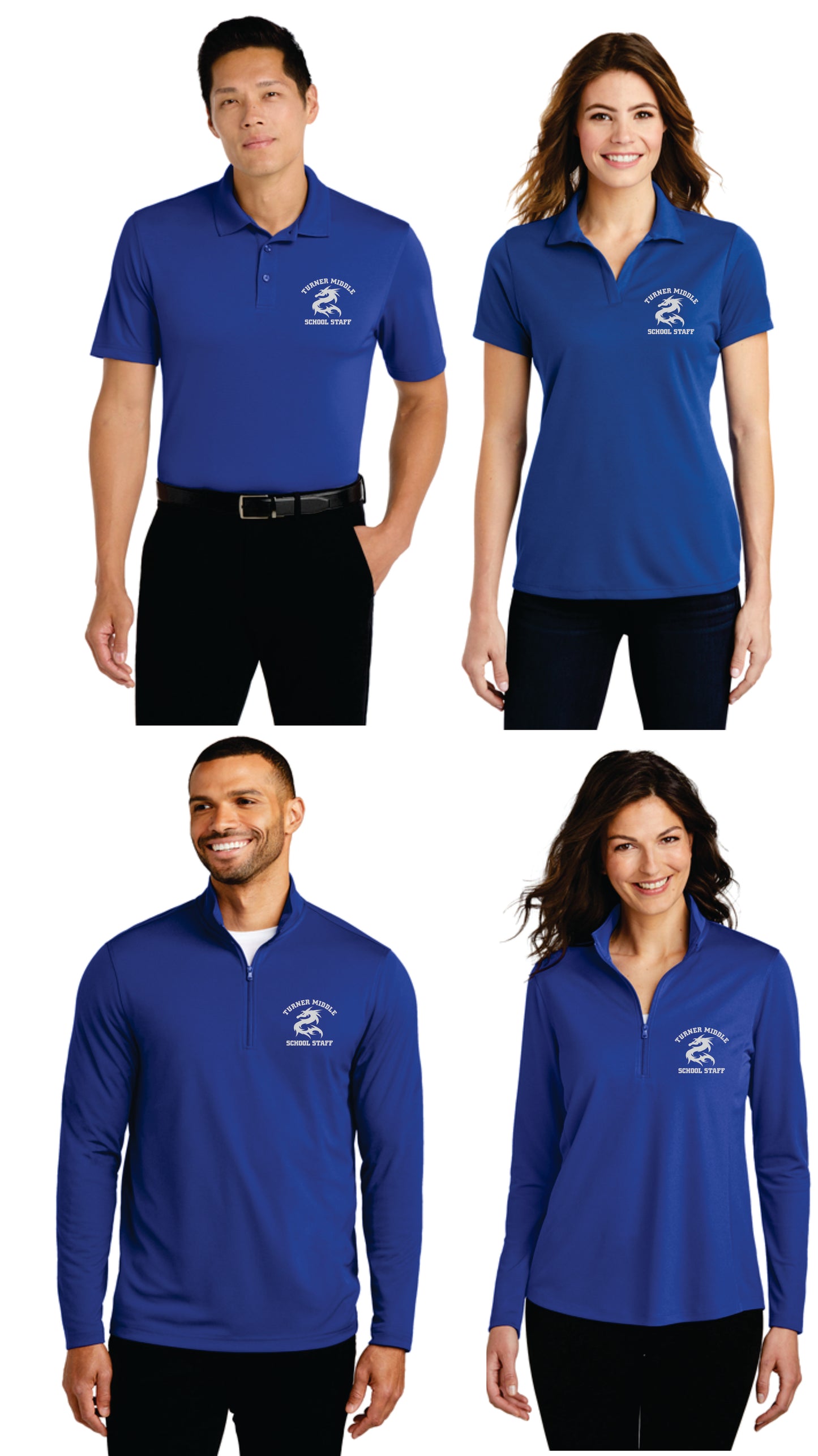 TMS Staff Polo's and 1/4 Zips