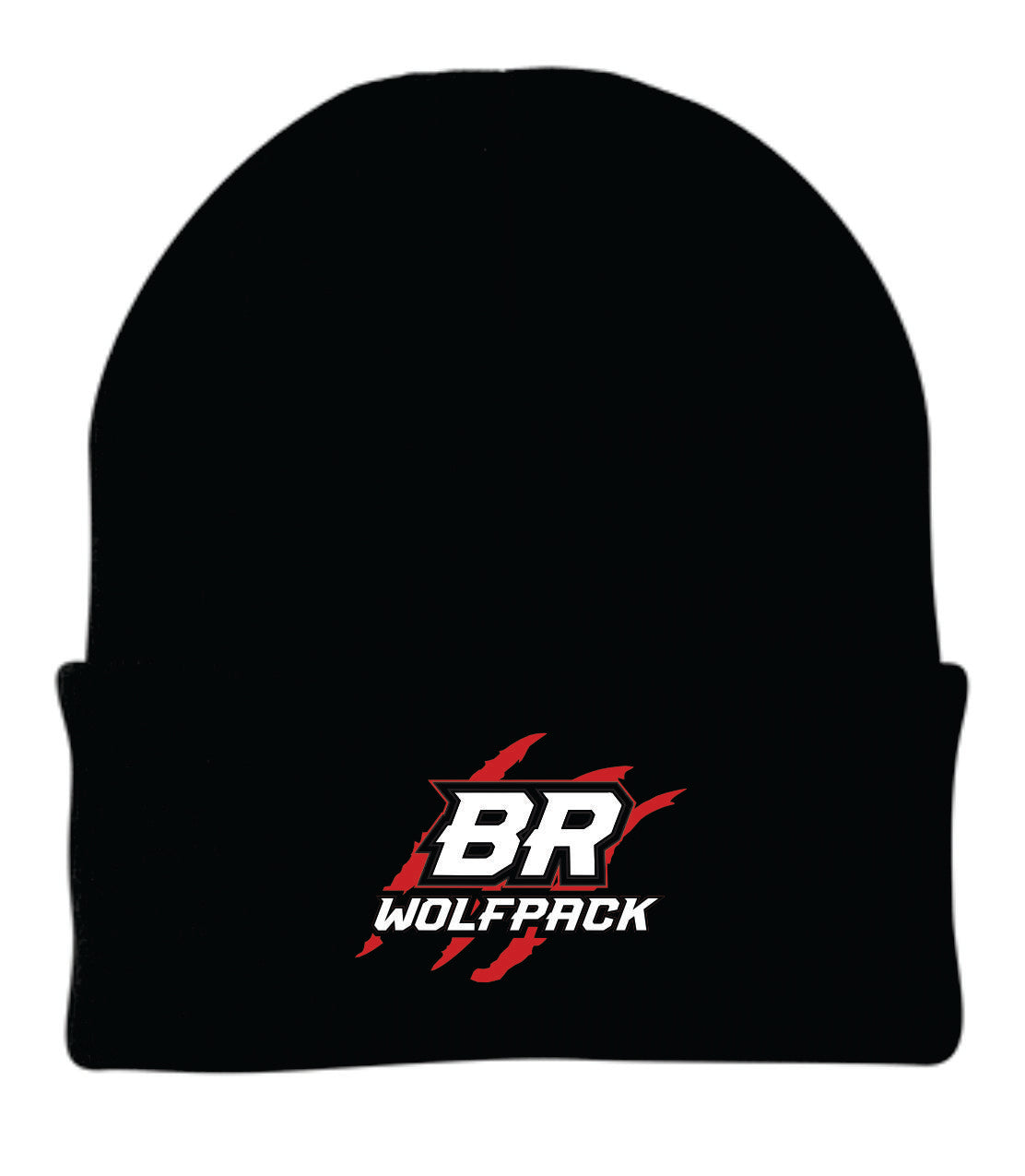 BR Wolfpack Scratch Logo Hats