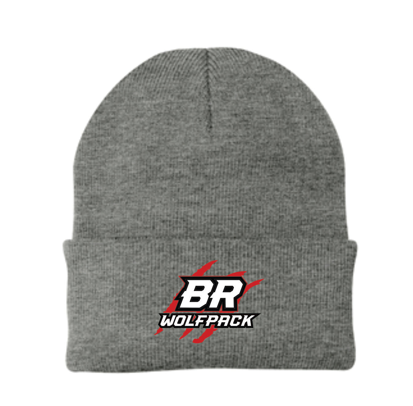 BR Wolfpack Scratch Logo Hats