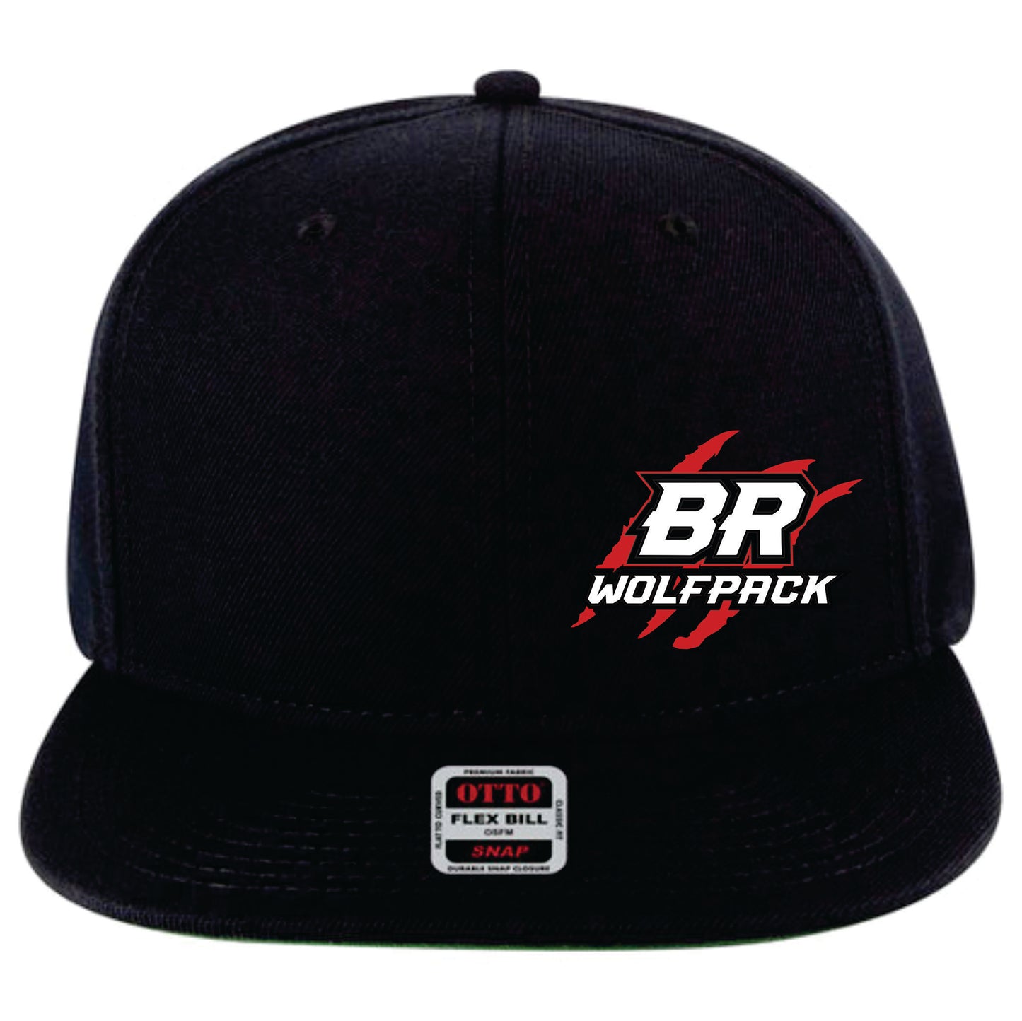 BR Wolfpack Scratch Logo Hats