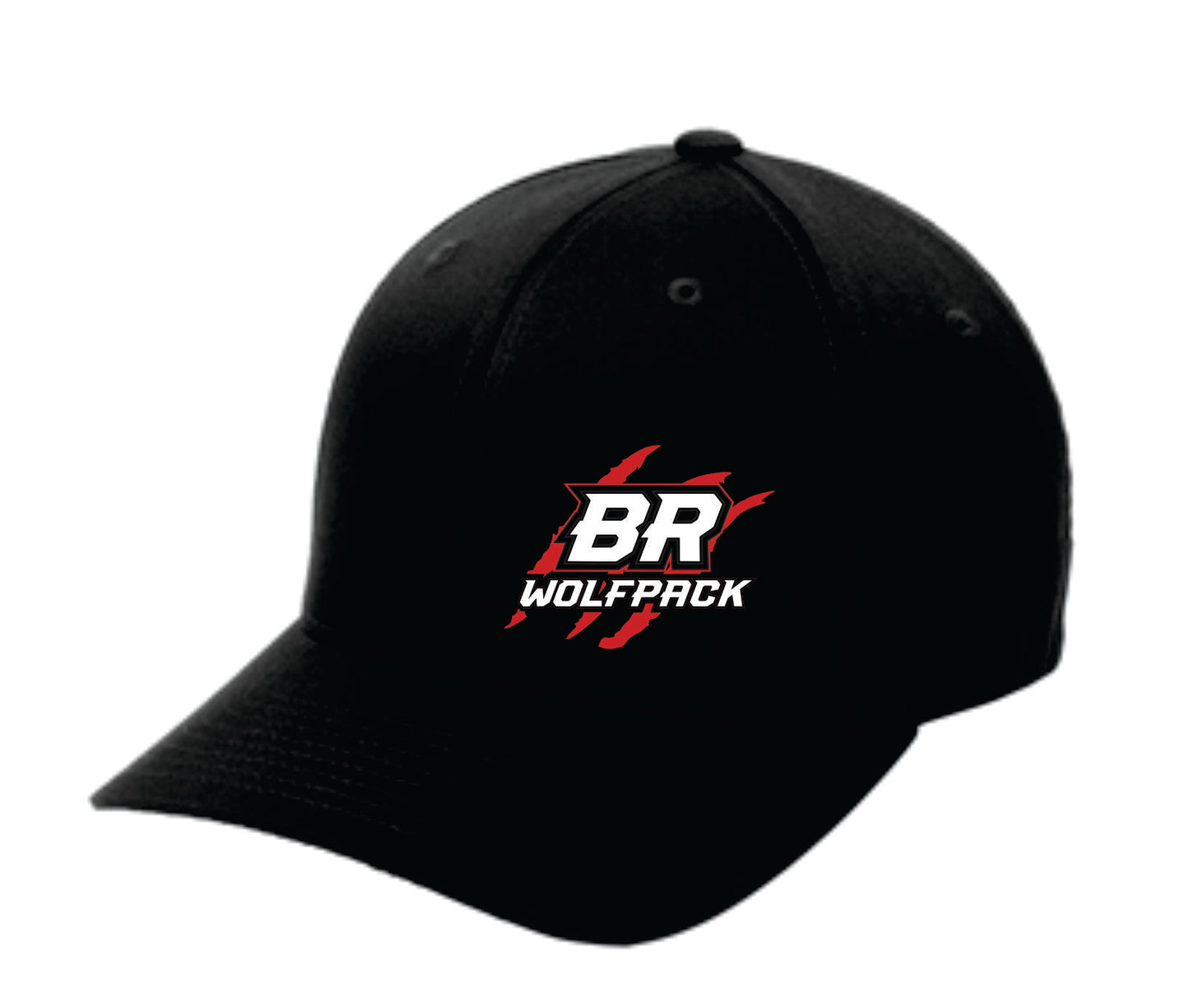 BR Wolfpack Scratch Logo Hats