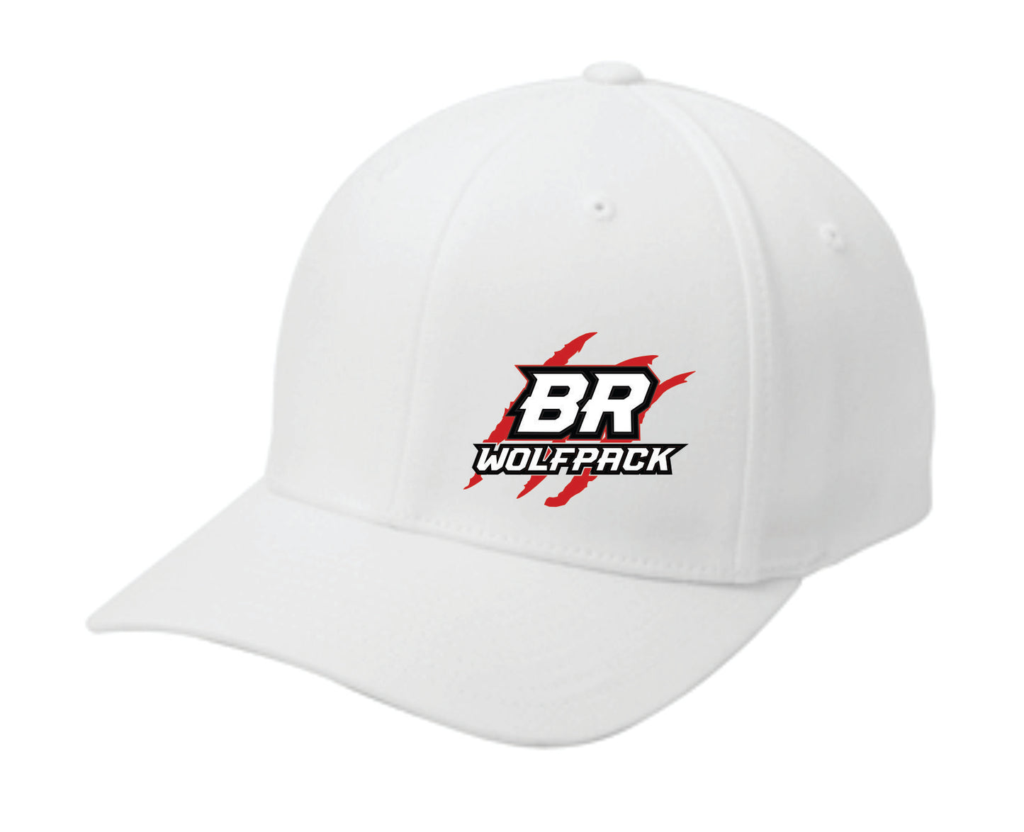 BR Wolfpack Scratch Logo Hats