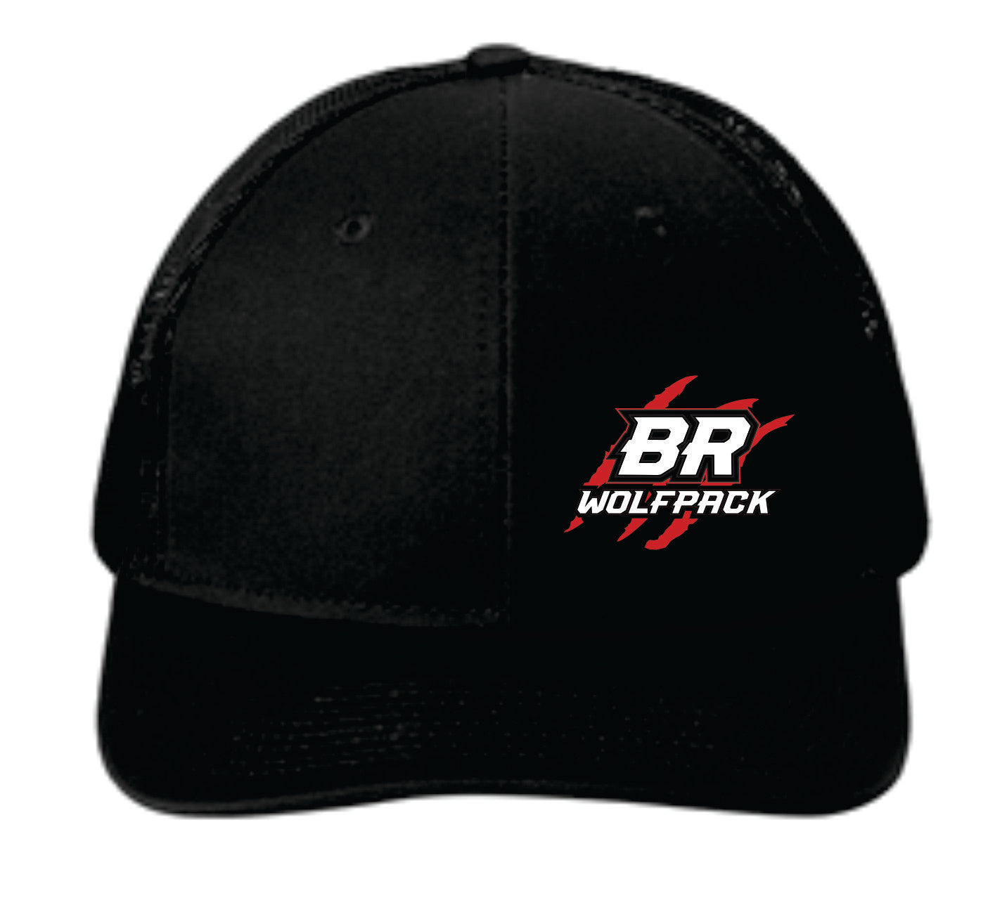 BR Wolfpack Scratch Logo Hats