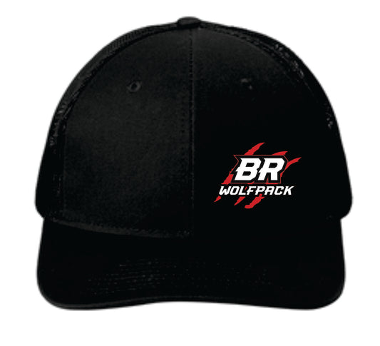 BR Wolfpack Scratch Logo Hats