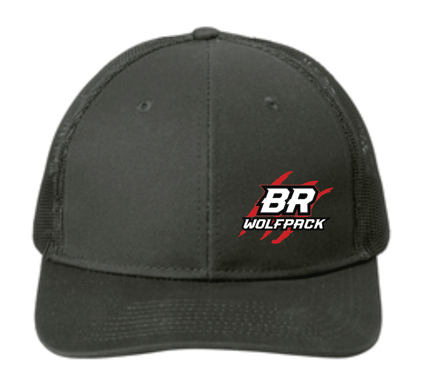 BR Wolfpack Scratch Logo Hats