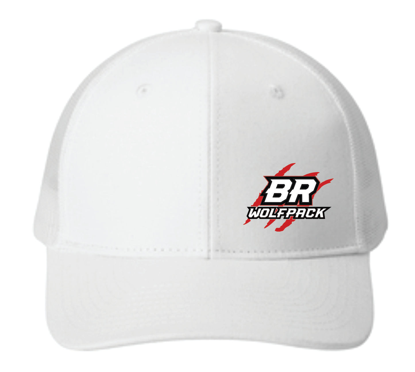 BR Wolfpack Scratch Logo Hats