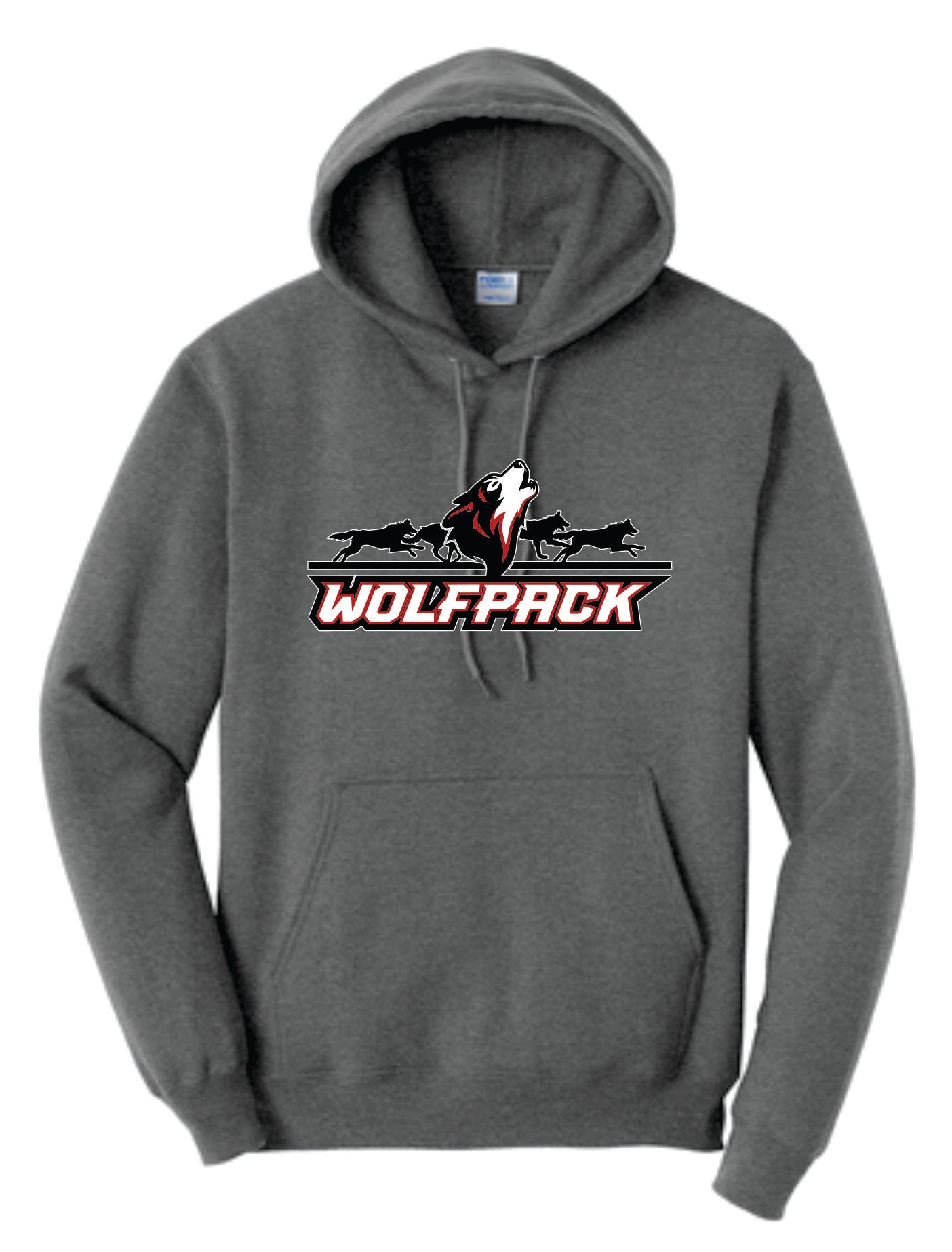 Howling Wolf Running Background Wolfpack Logo