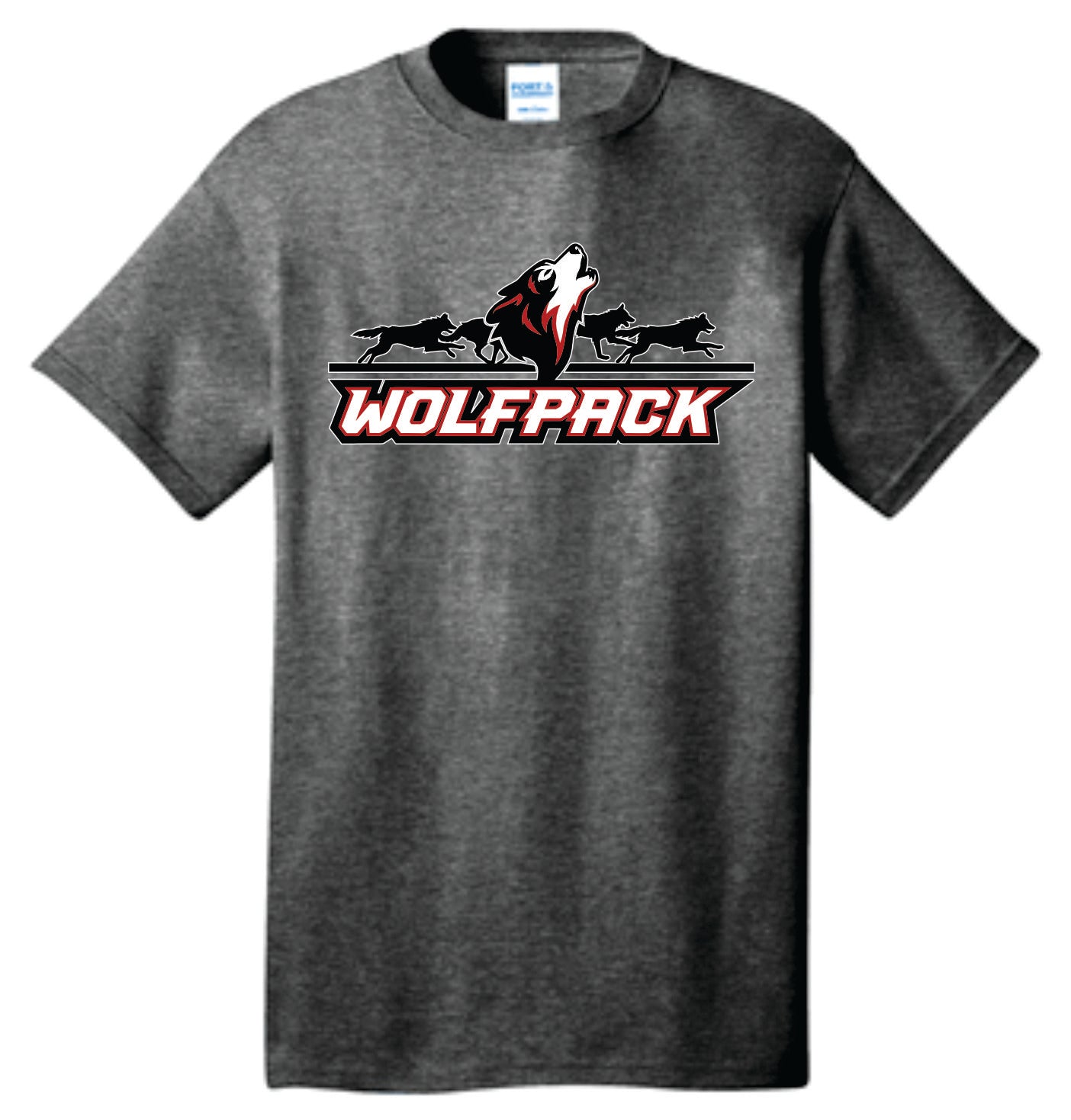 Howling Wolf Running Background Wolfpack Logo