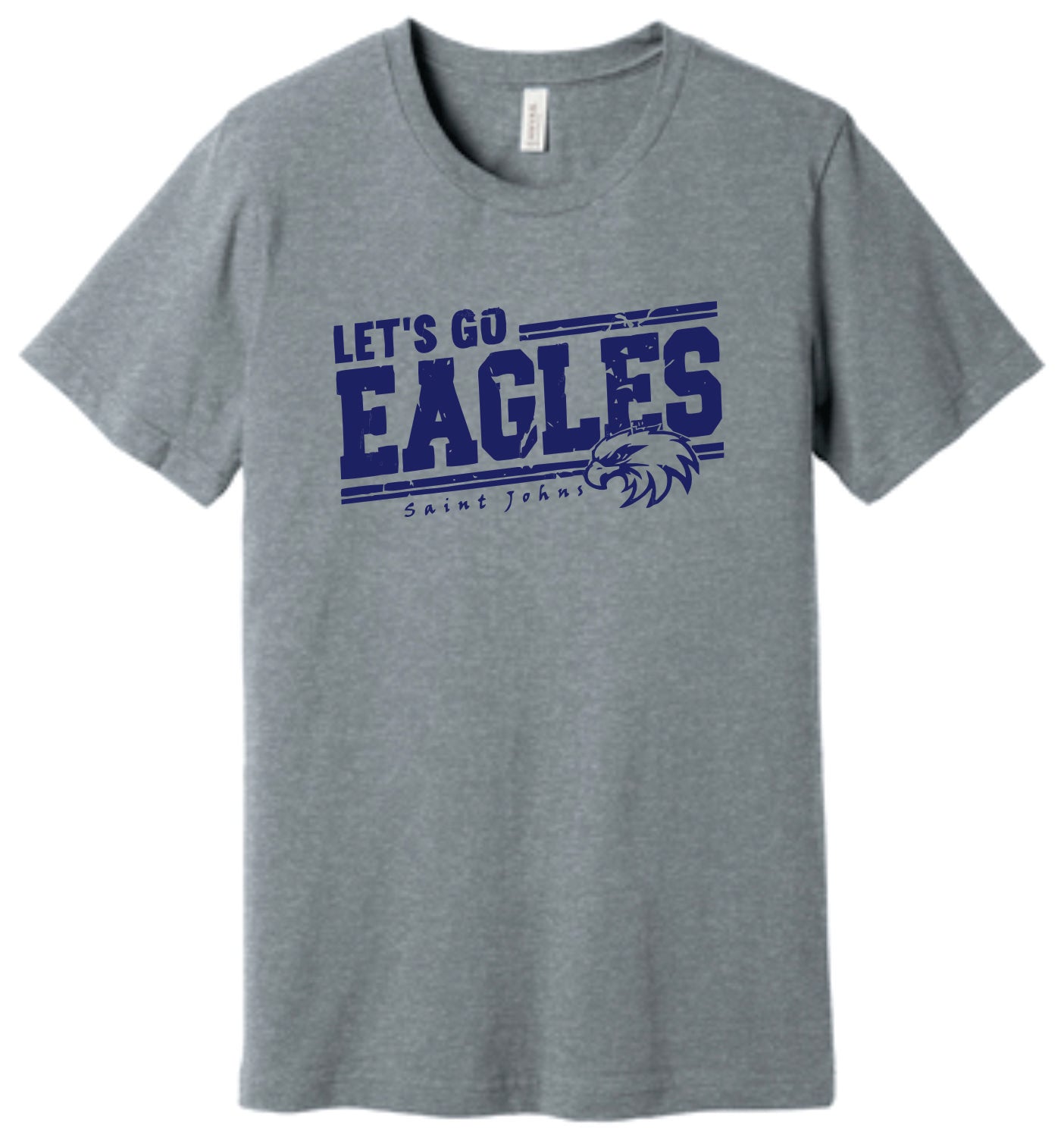 SJE ADULT Let's Go Eagles Logo Apparel