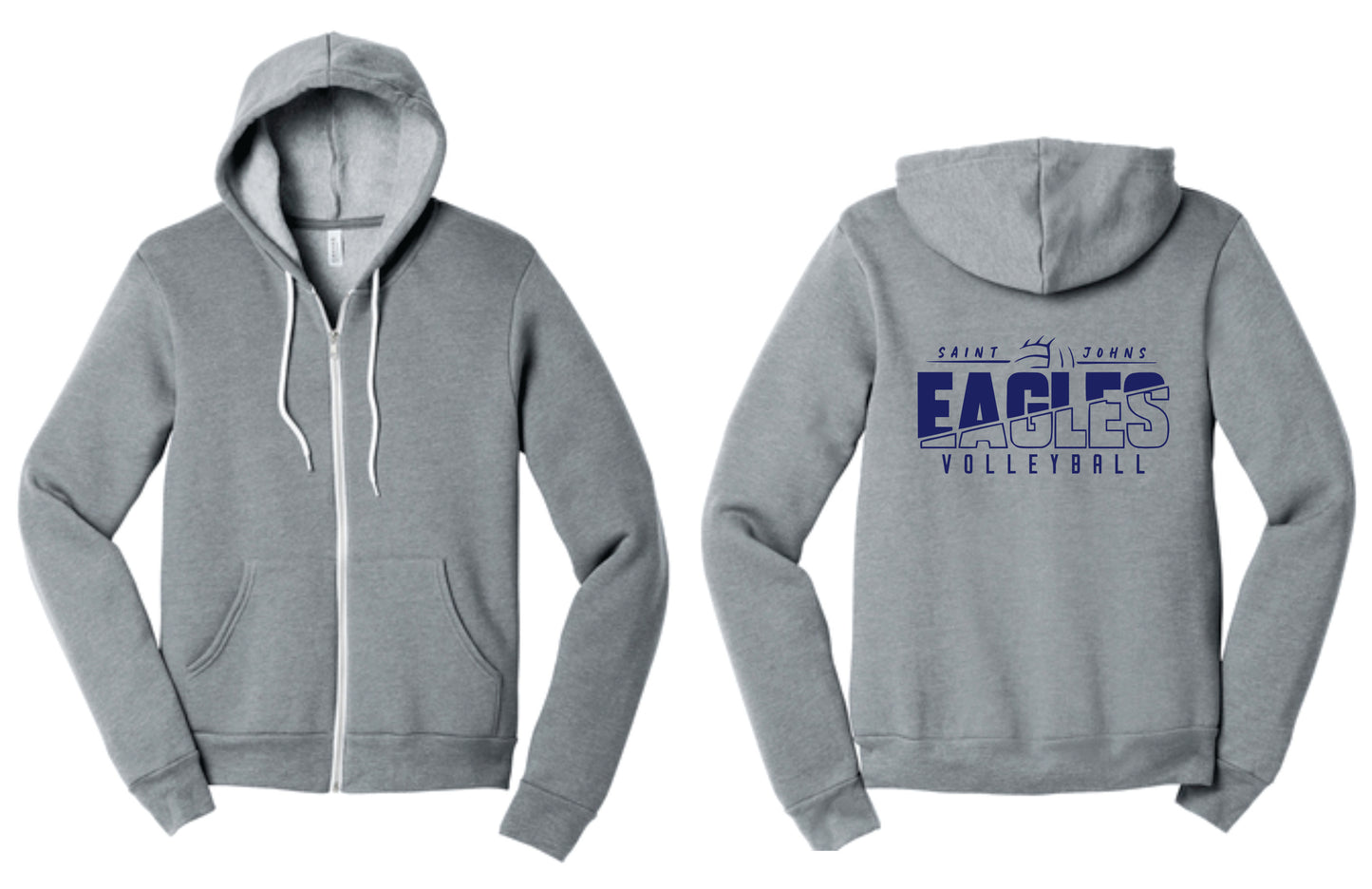 SJE ADULT Eagles Volleyball Logo Apparel