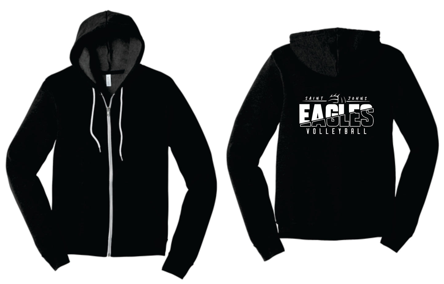 SJE ADULT Eagles Volleyball Logo Apparel