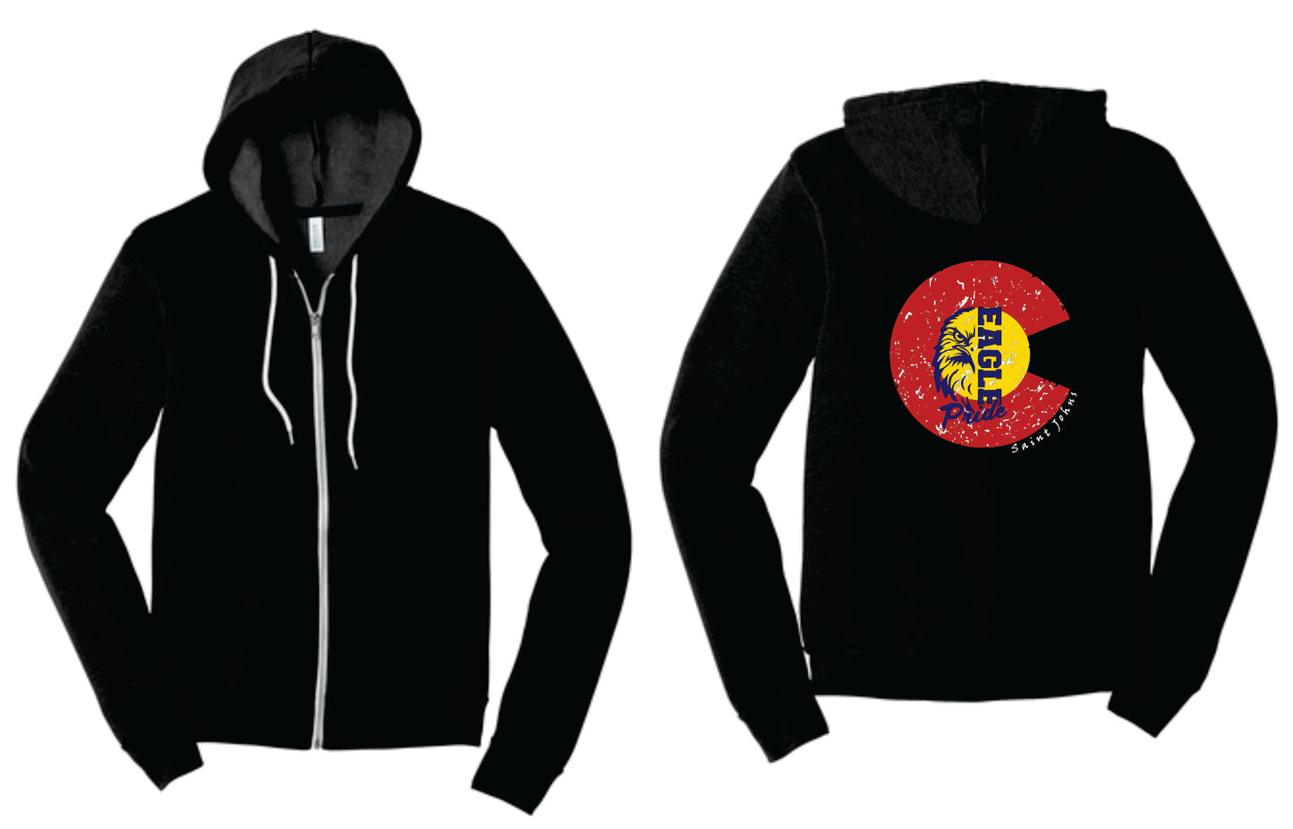 SJE ADULT Colorado Eagle Pride Logo Apparel