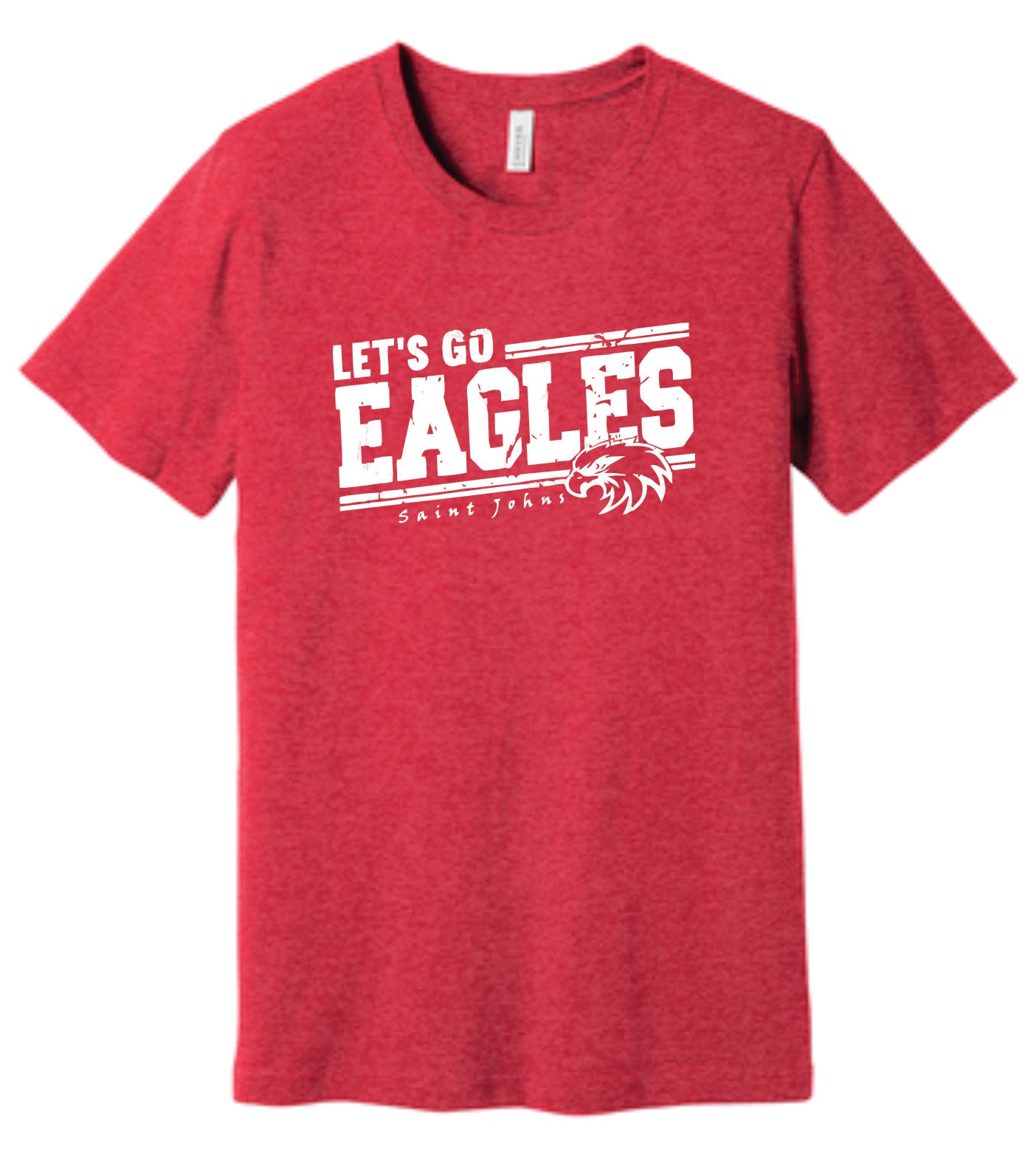 SJE ADULT Let's Go Eagles Logo Apparel