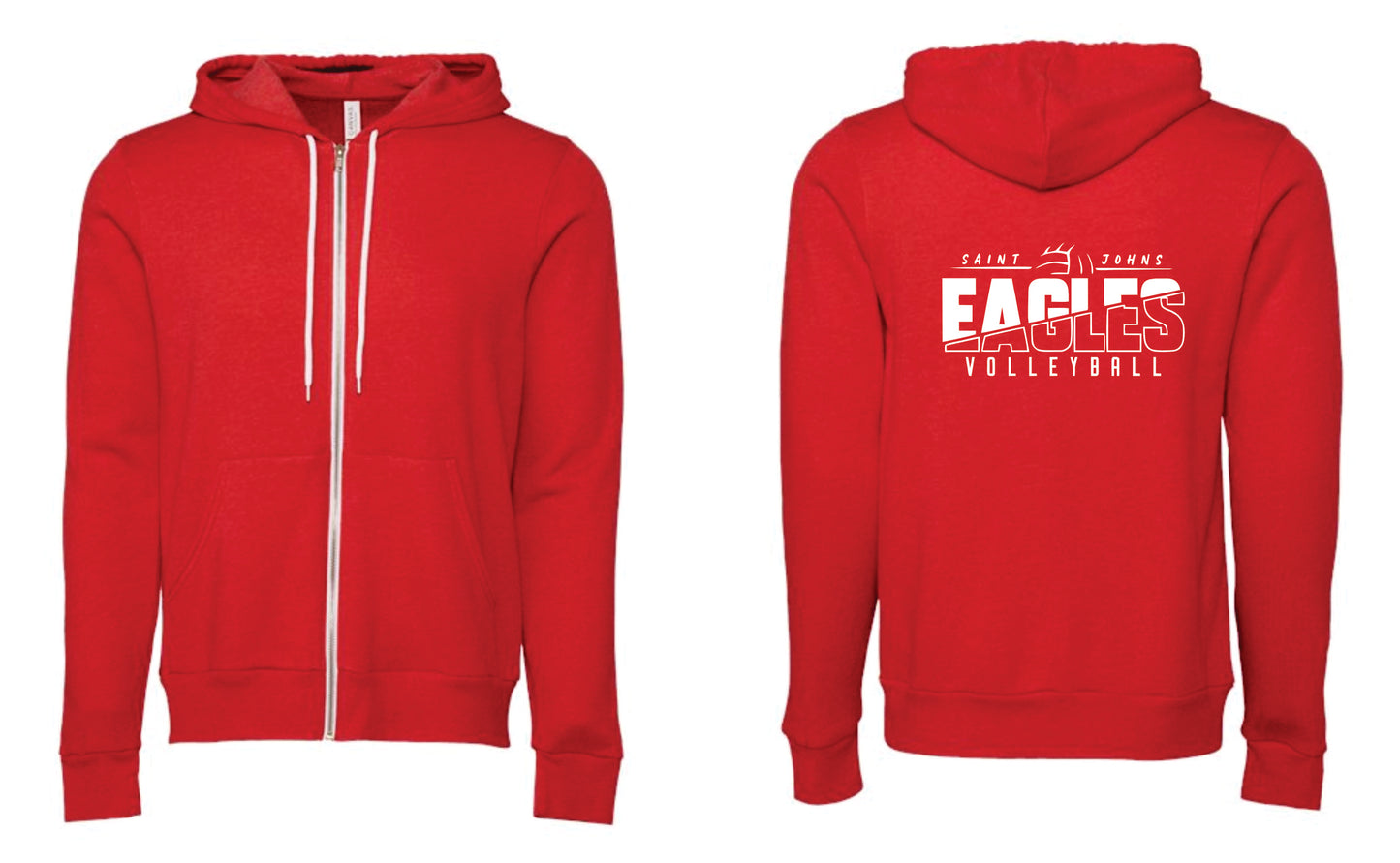 SJE ADULT Eagles Volleyball Logo Apparel