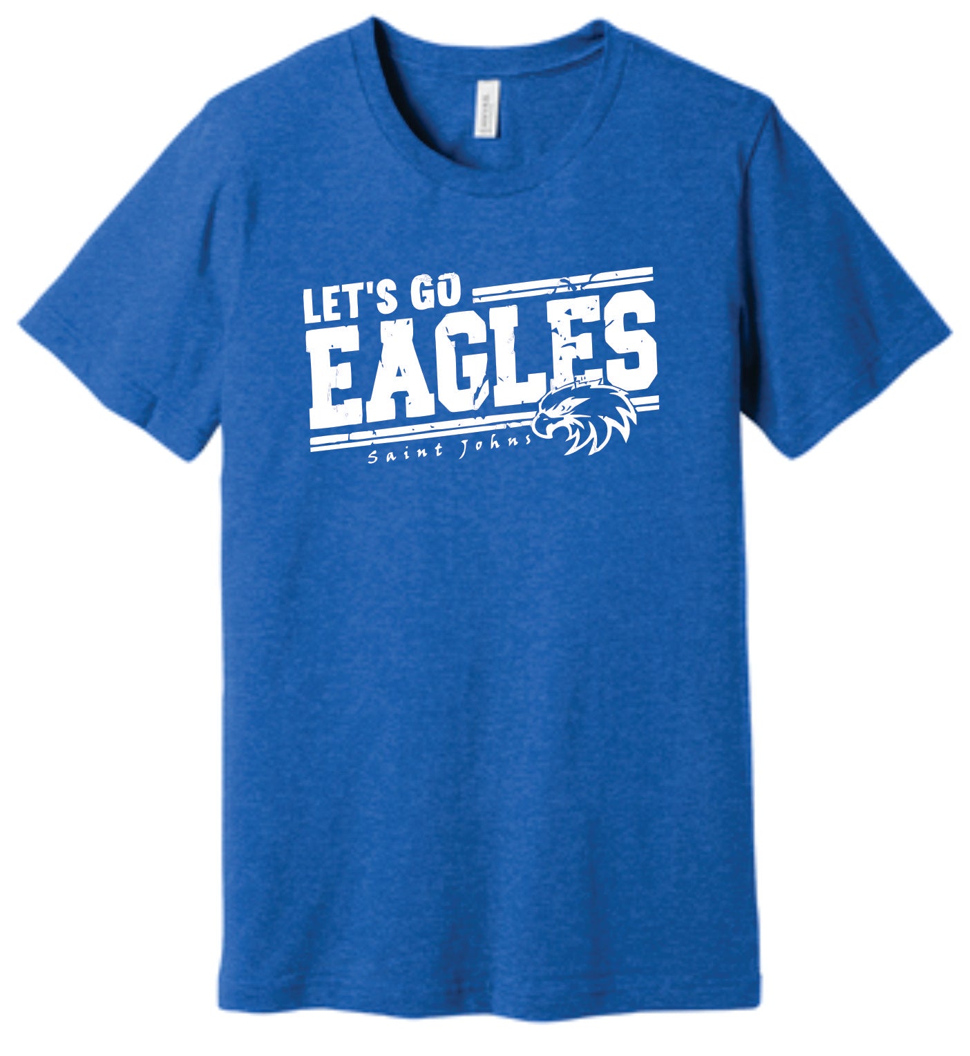 SJE ADULT Let's Go Eagles Logo Apparel