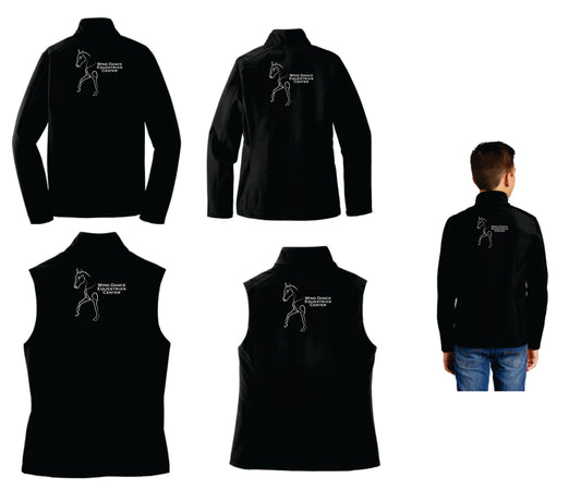 Wind Dance Equestrian Center Embroidered Jackets and Vests