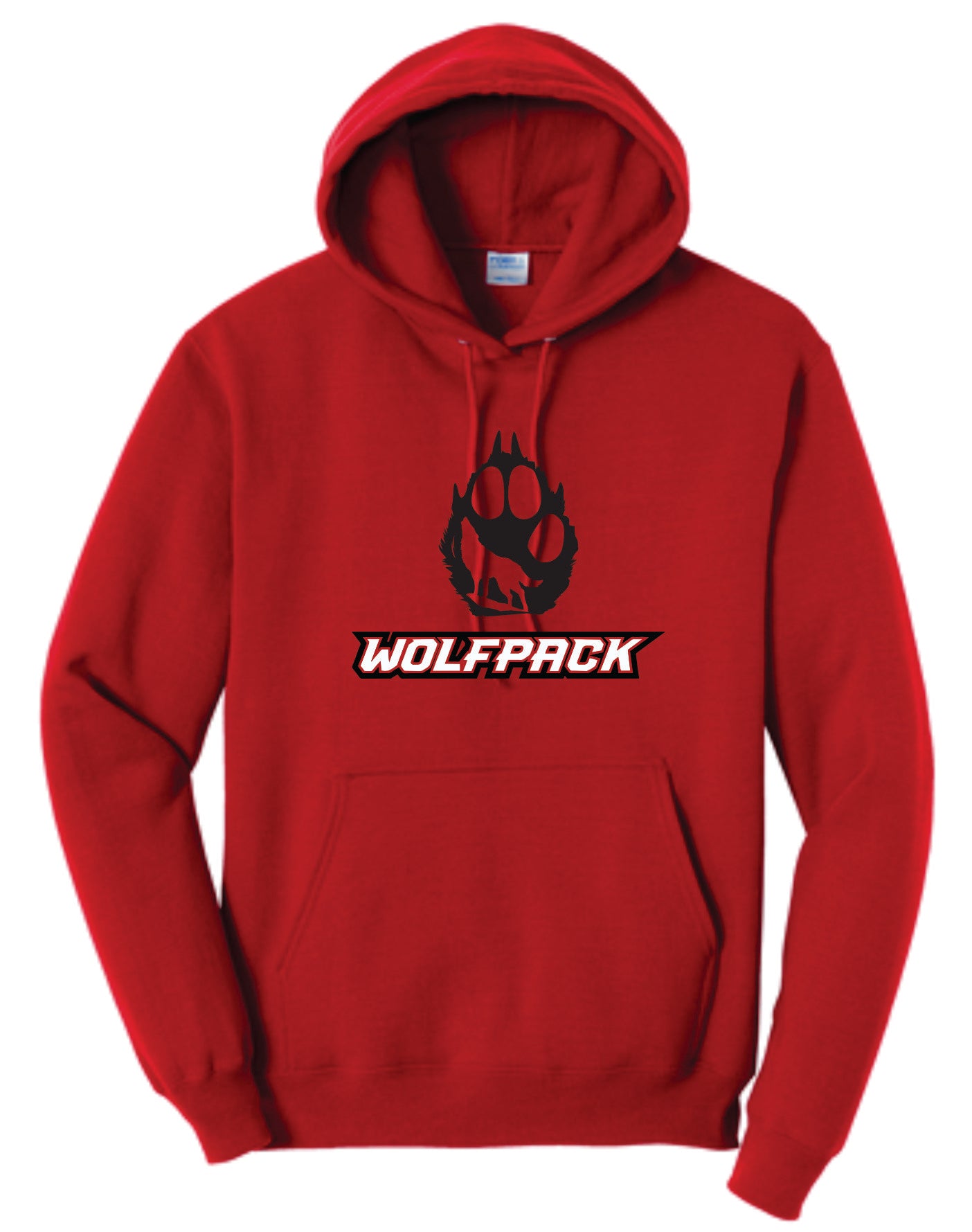 Wolfpack Paw Background Logo