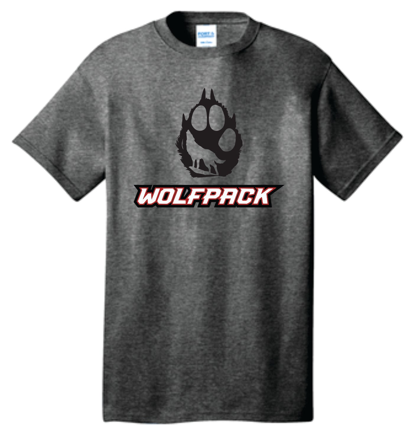 Wolfpack Paw Background Logo