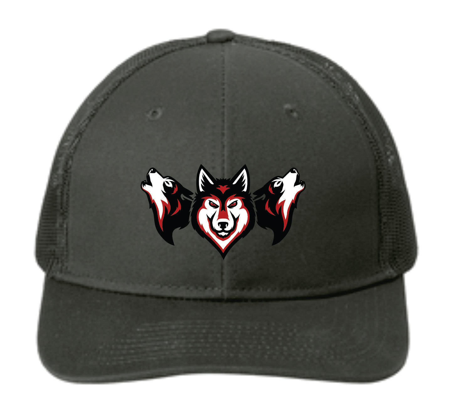 Wolf Trio Logo Hats